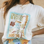 Island Time Hemp Tee - Ladies