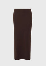 Andras Ribbed Cotton Skirt - Arabica