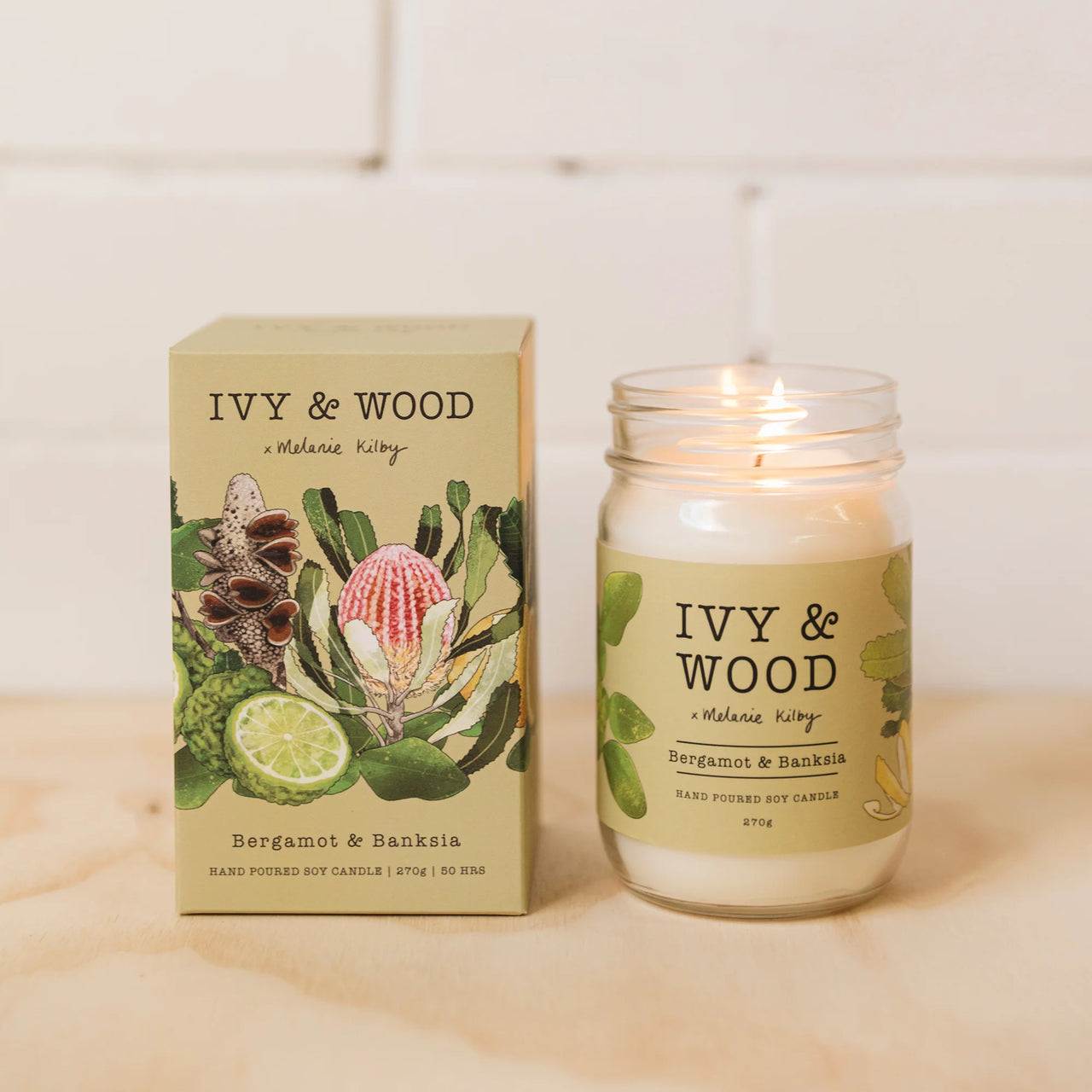 Australiana: Bergamot & Banksia Scented Candle