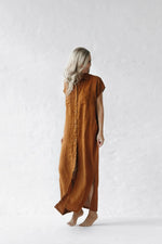 Sleeveless Maxi Tunic - Mustard