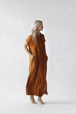 Sleeveless Maxi Tunic - Mustard