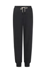 Zip Hem Trackpant Washed Black